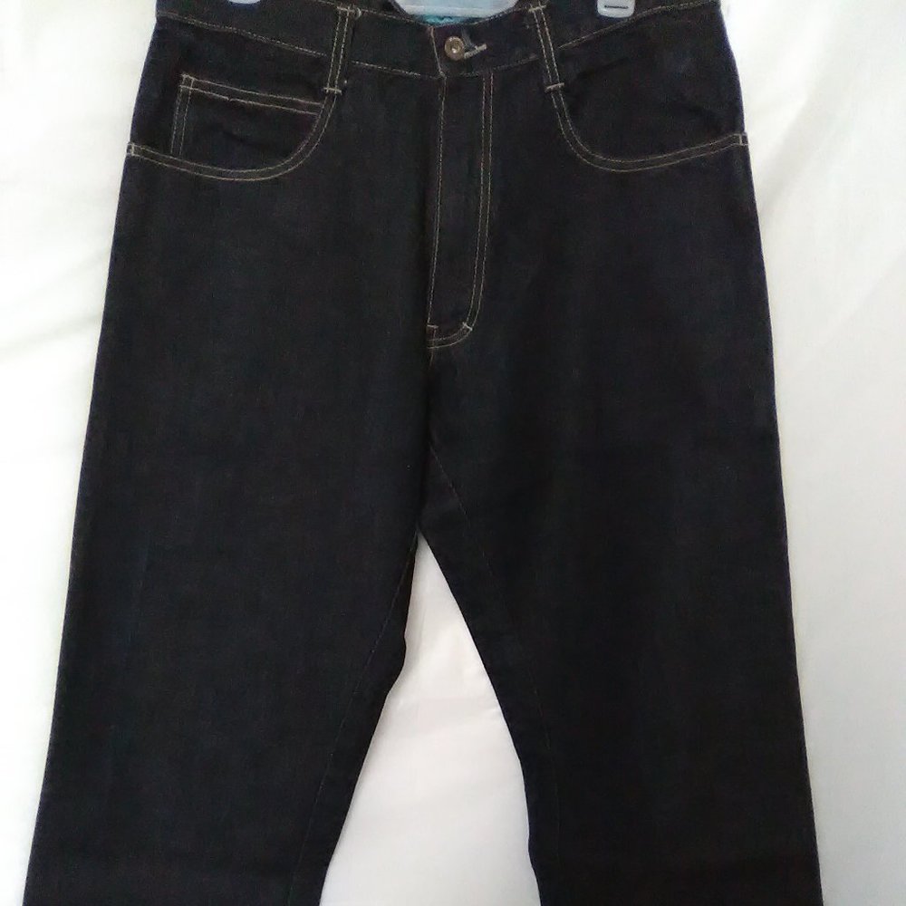 Men's Wckd Jeans Color Dark Blue Size 32